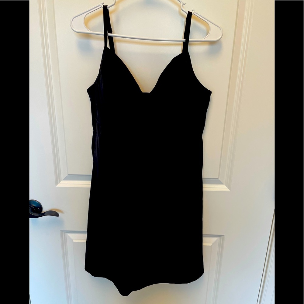 Lands’ End Swimdress, Black, Size 16L